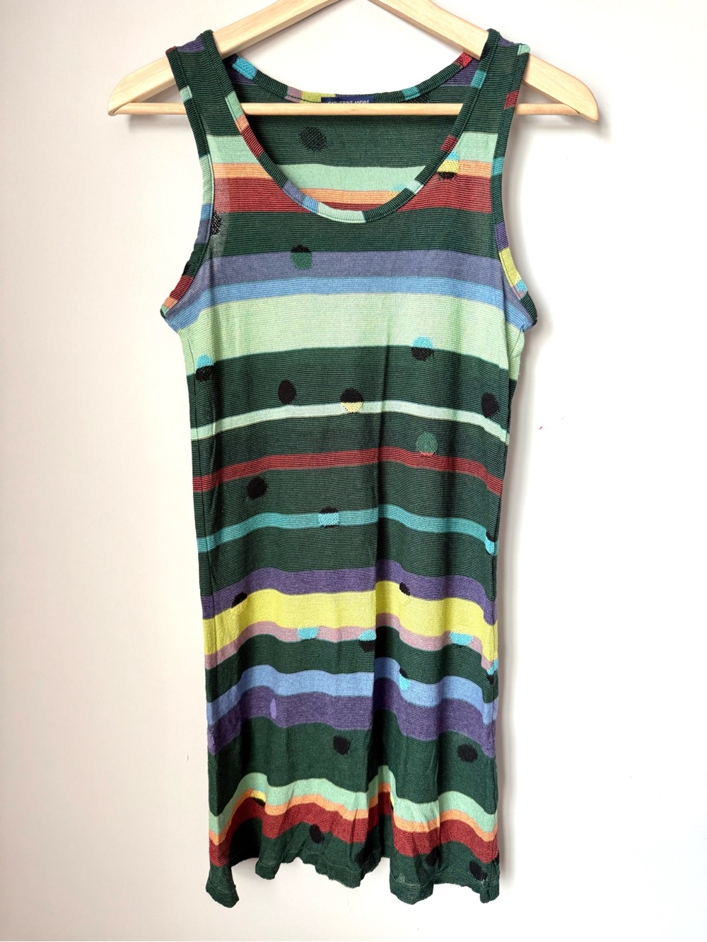 Catherine Andre Que Tal Tunique Limited Run French Knit Jacquard Tunic Dress